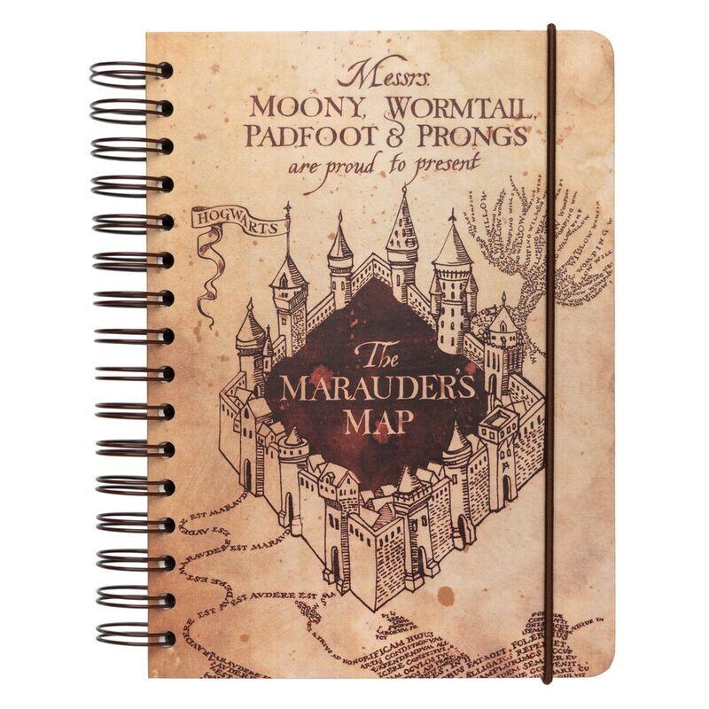 8435497258986 - Notizblock Harry Potter Marauders Map A5