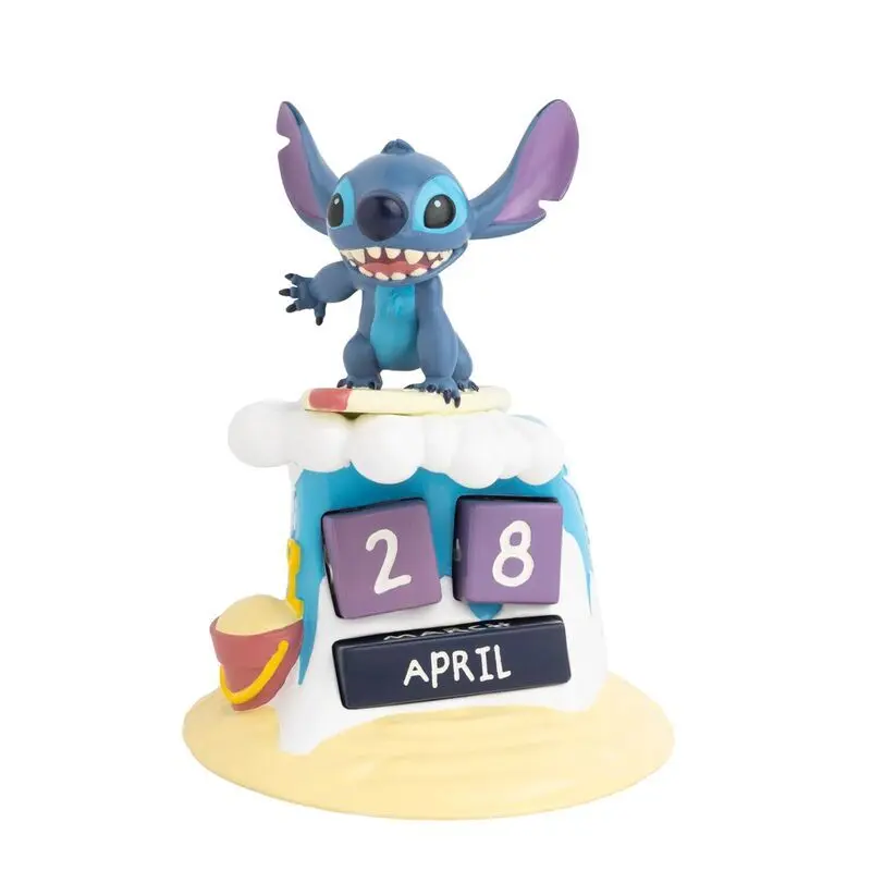 Ewiger Kalender Erik Disney Stitch Surfer 3D