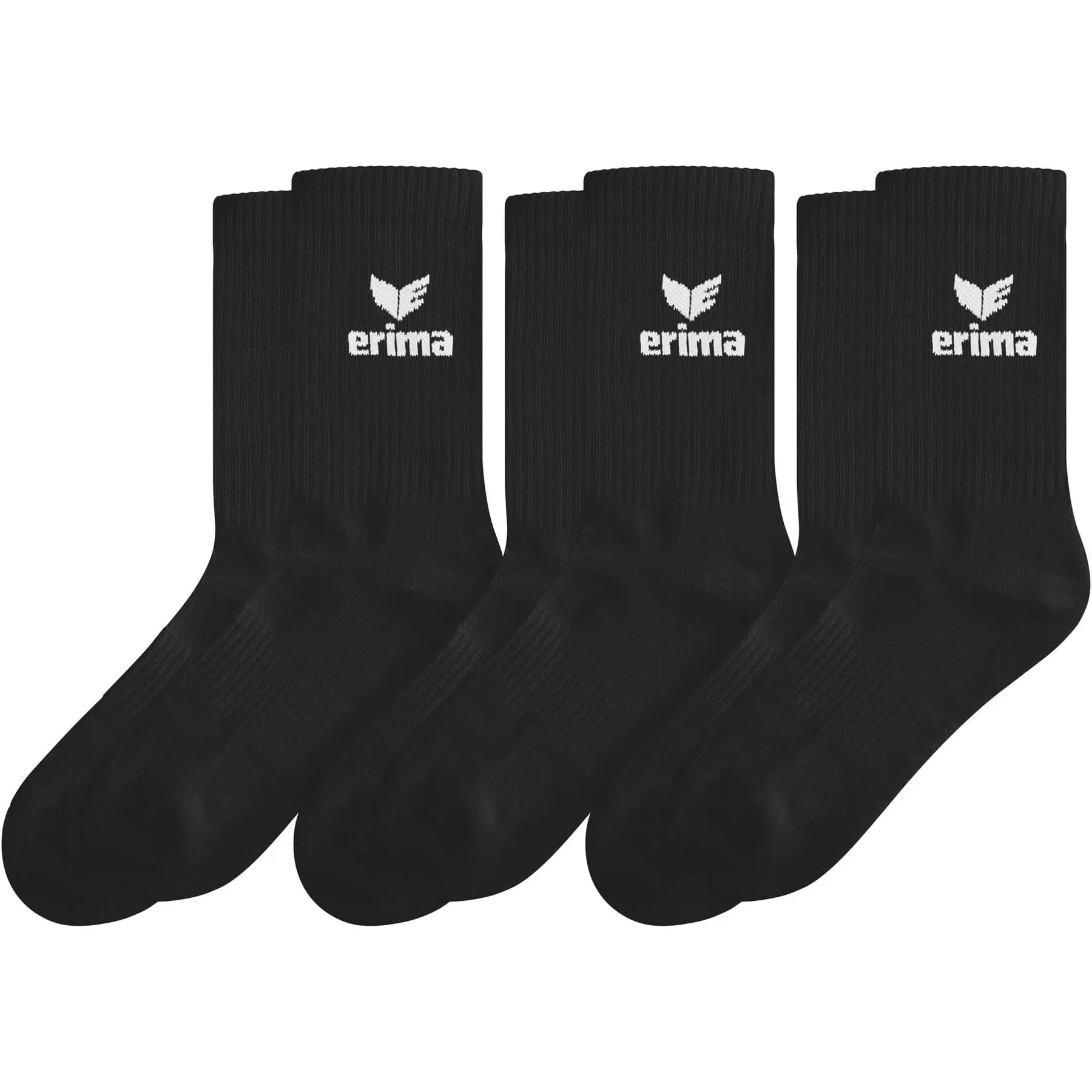 Erima Unisex Noir Football Socks (X3)