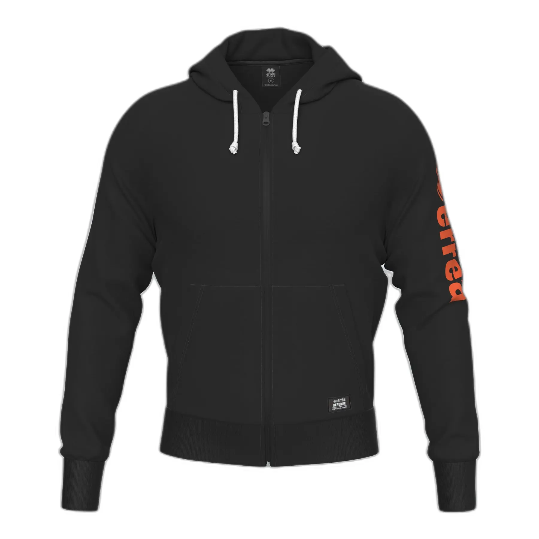 Sweatshirt mit Reißverschluss und Kapuze Errea Essential