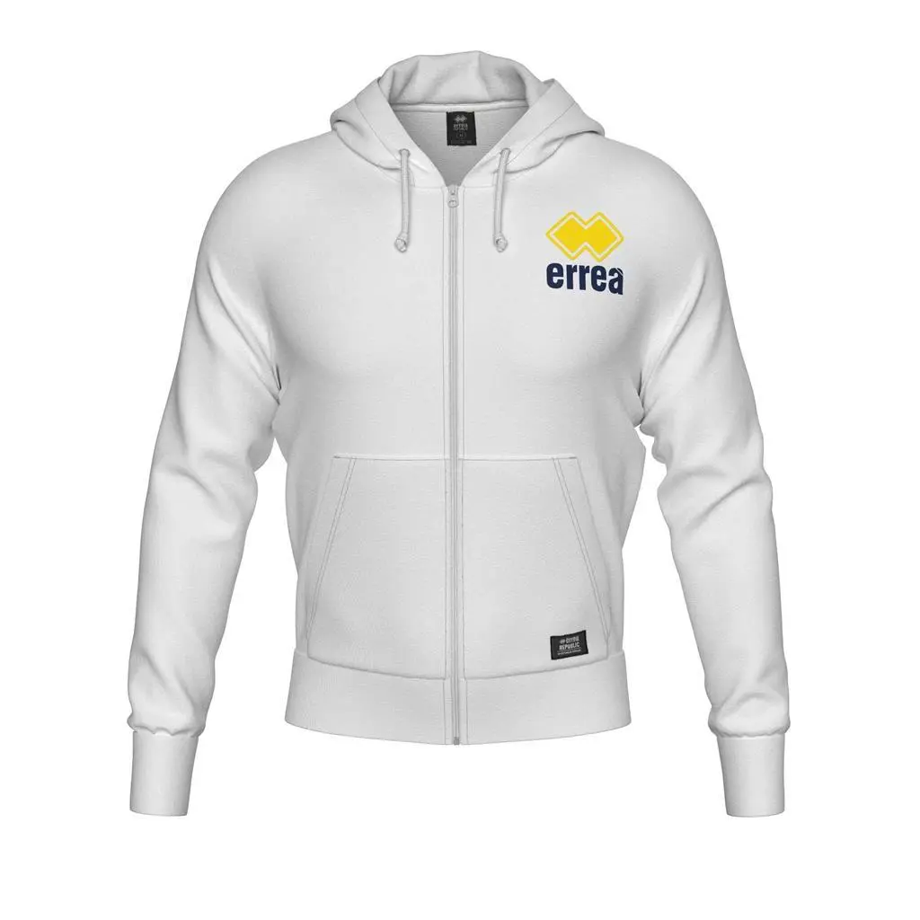 Logo-Kapuzen-Sweatshirt mit vollem Reißverschluss für Kinder Errea Essential 71