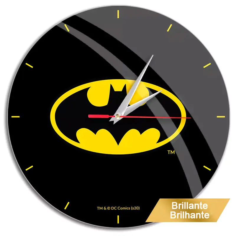 Ert Group Noir Wall Clock Dc Comics Batman