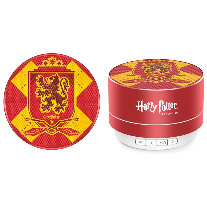 Ert Group Licenze Harry Potter Pattern Harry Potter 001 Altoparlante Bluetooth, Altoparlante Portatile 3W, Microfono E Radio Fm Integrati, Slot Per Scheda Micro Sd, Batteria Ricaricabile-image