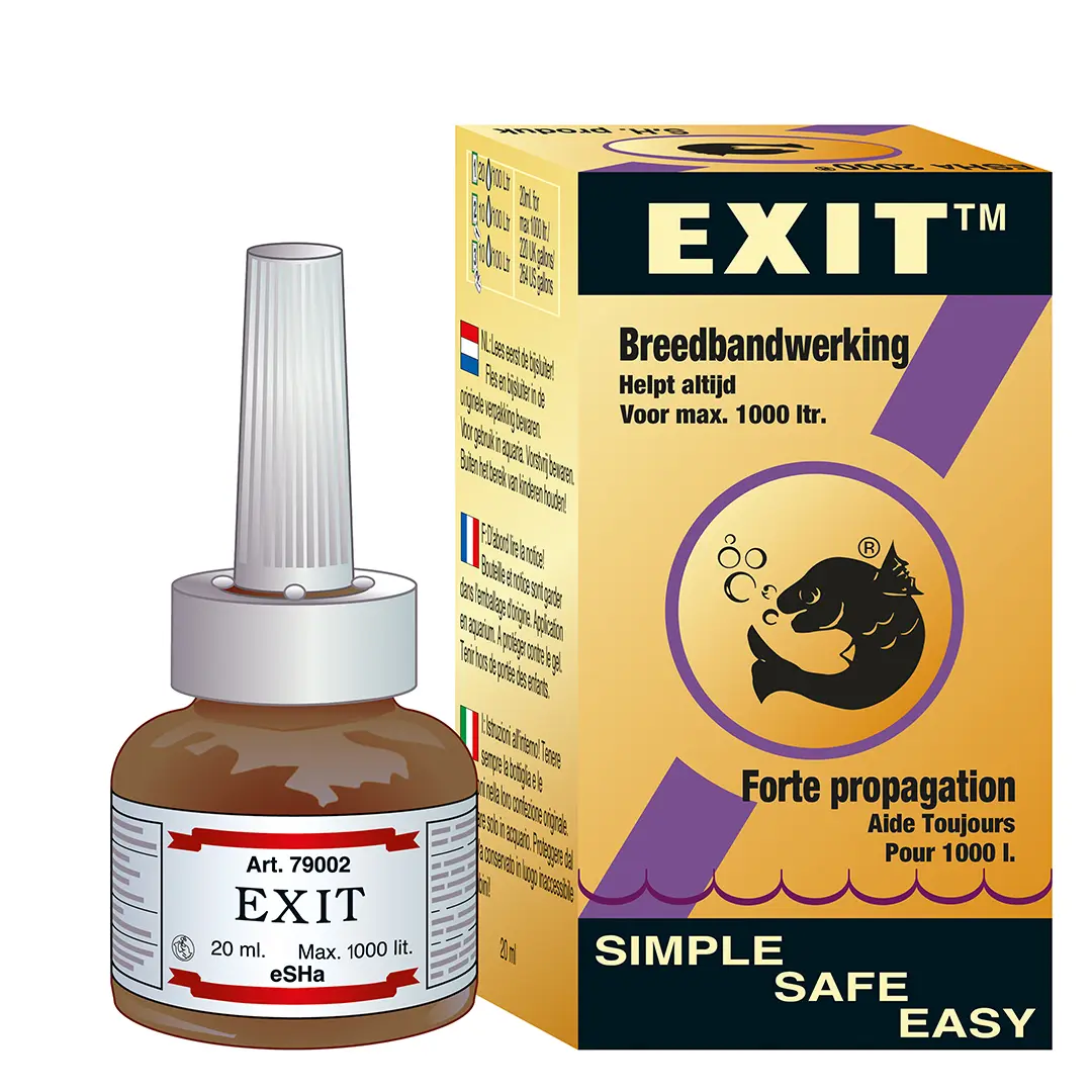 Esha Marron Aquarium Water Cleaner Exit