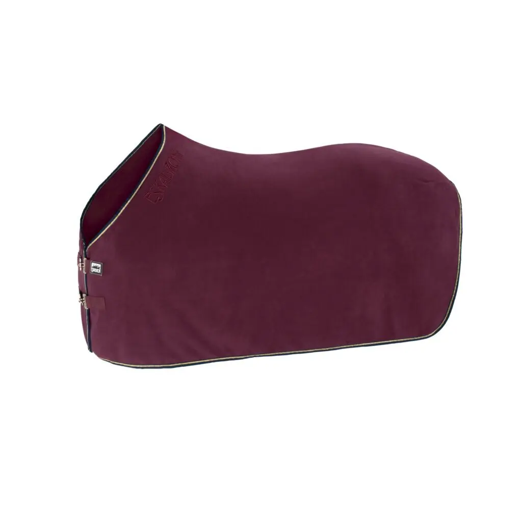 Eskadron Zweetdeken Contrast Fleece Donkerrood - 205
