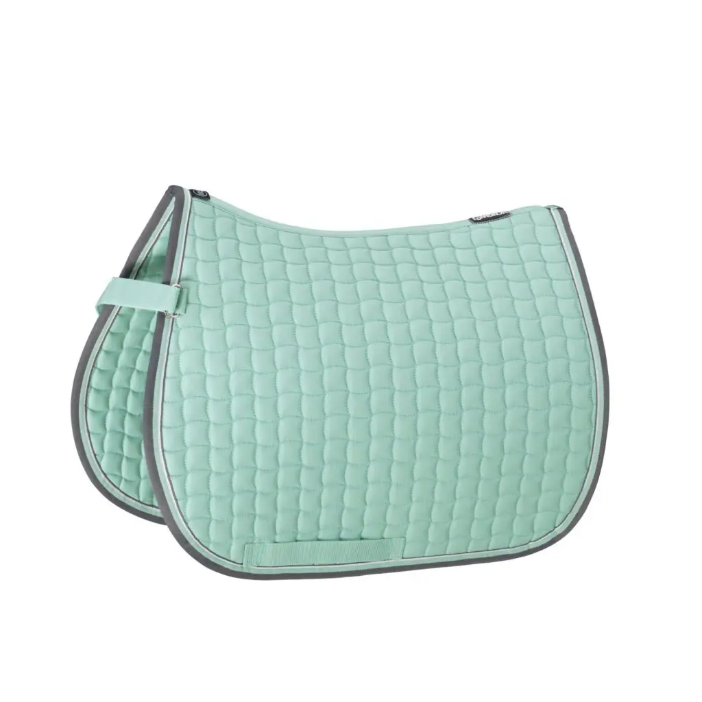 Tapis de selle pour cheval en cotton contrasté Eskadron Shetty