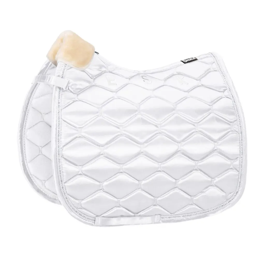 Meilleurs prix pour Tapis de selle pour cheval en satin cristal Eskadron