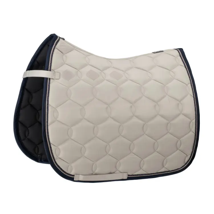 Eskadron Beige Contrasting Horse Saddle Pad Glossy Wave