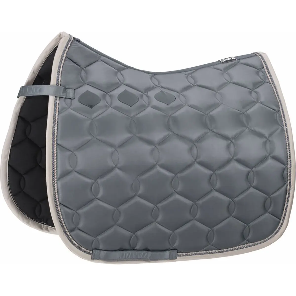 Eskadron Bleu Contrasting Horse Saddle Pad Glossy Wave