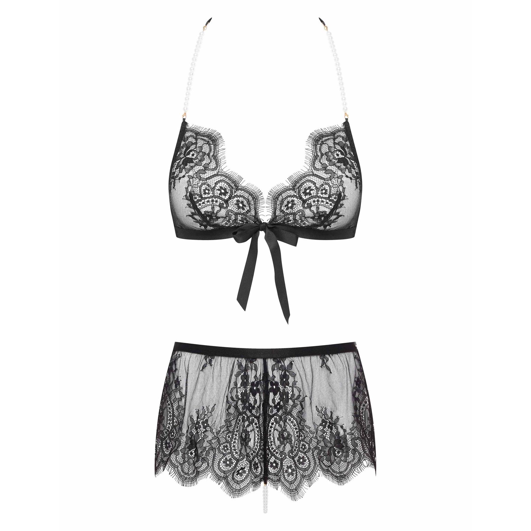 Completo in pizzo due pezzi donna  Parish