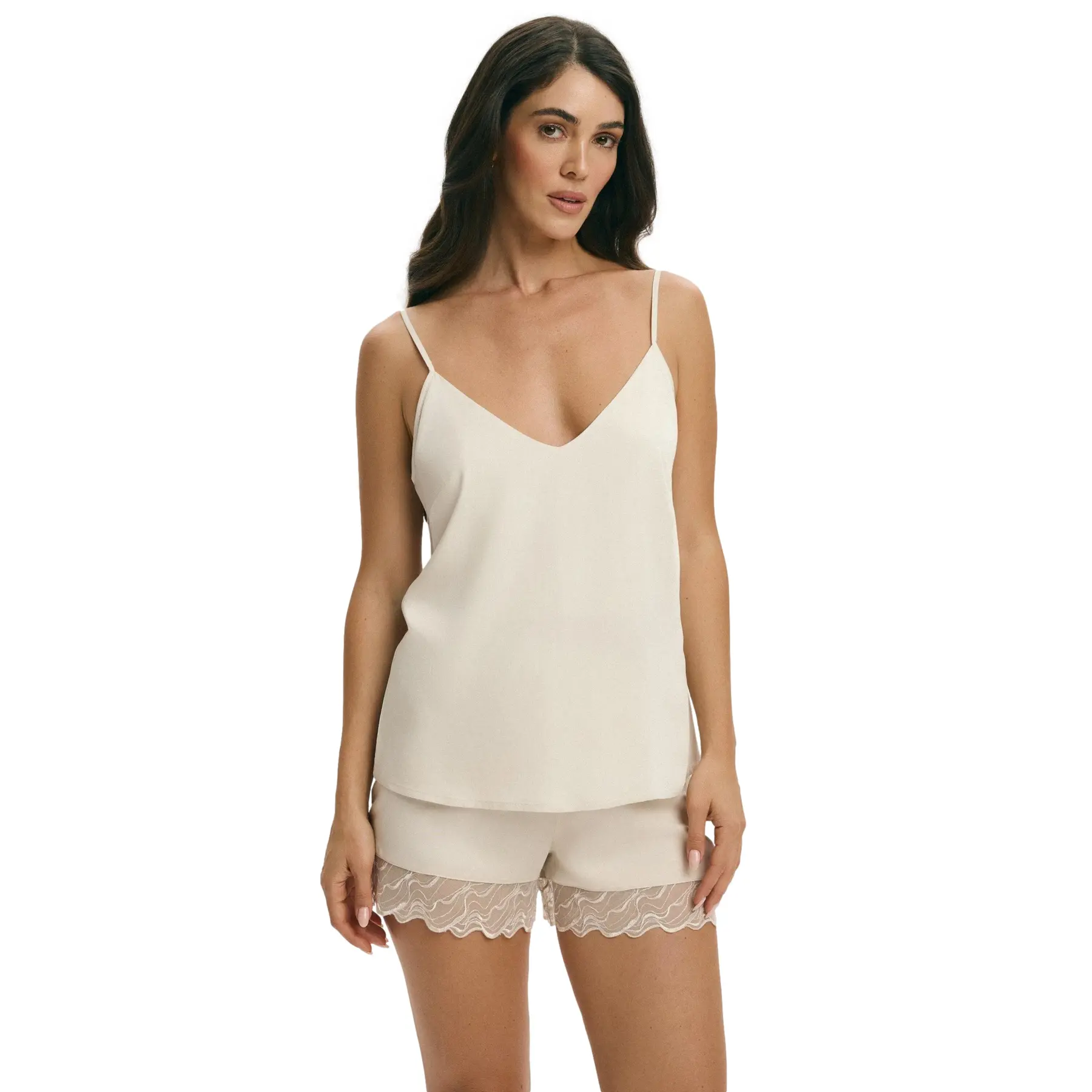 Image of Pyjama Damen Esotiq Cappuccino