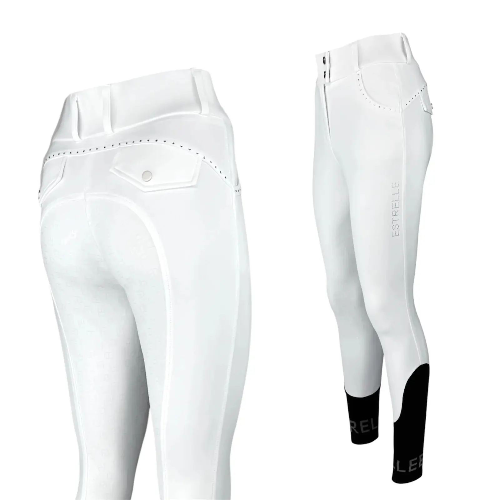 Comparer les prix de Pantalon de concours full grip femme Estrelle Equestrian