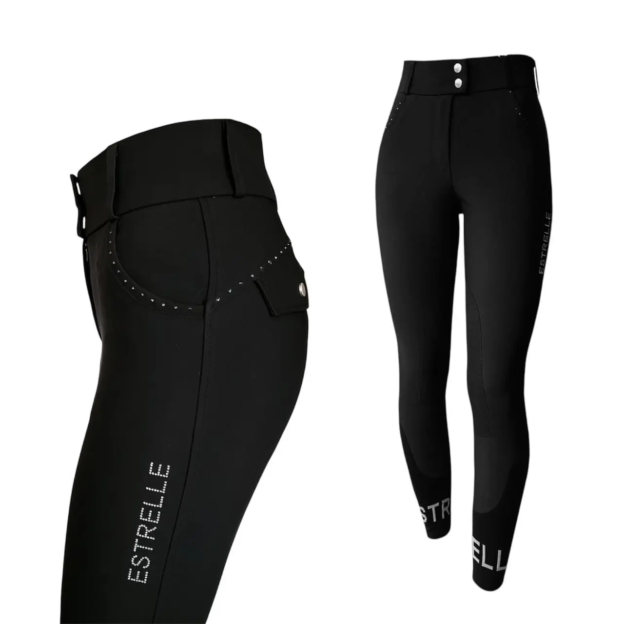 Comparer les prix de Pantalon équitation full grip simili cuir femme Estrelle Equestrian Signature SG