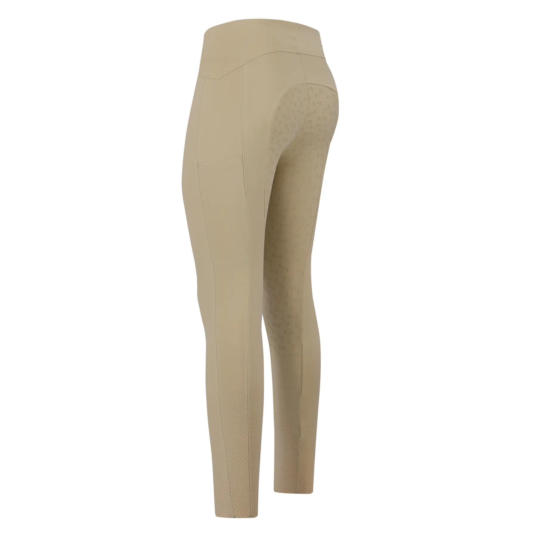 Euro-Star Women's Beige Full Grip Riding Leggings Empower