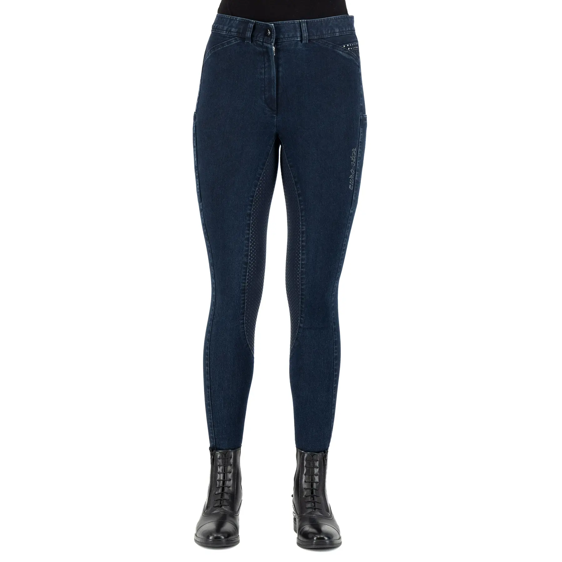 Comparer les prix de Jeans d'équitation full grip femme Euro-Star Arista