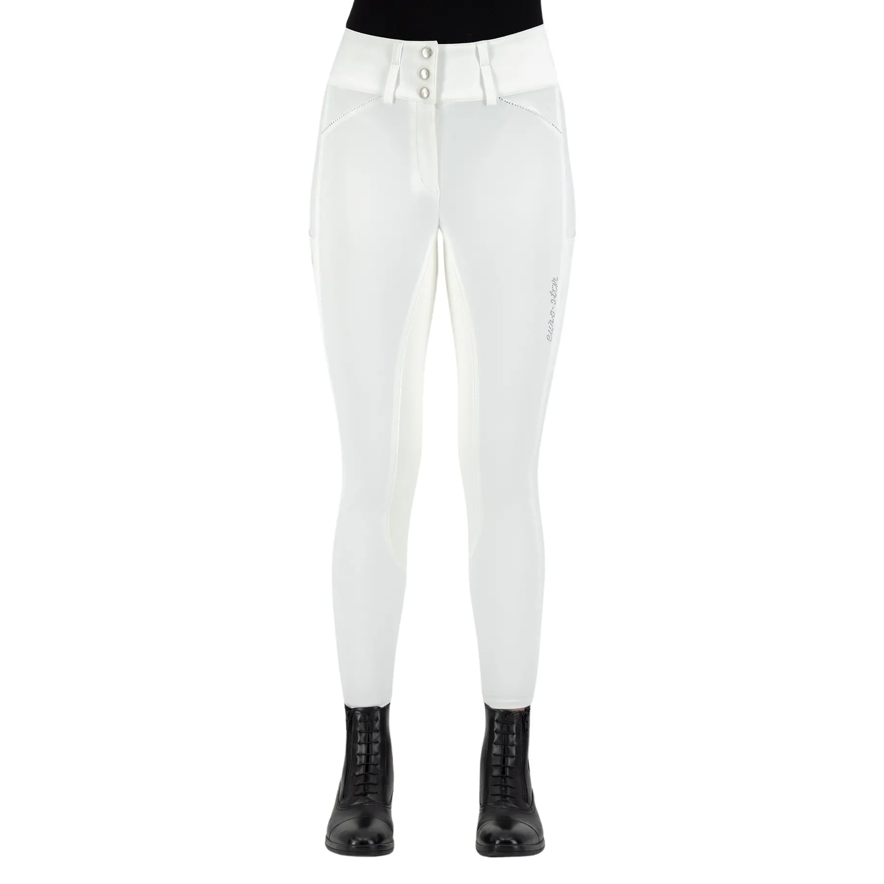 Comparer les prix de Pantalon de concours équitation full grip femme Euro-Star Aurelia Connect