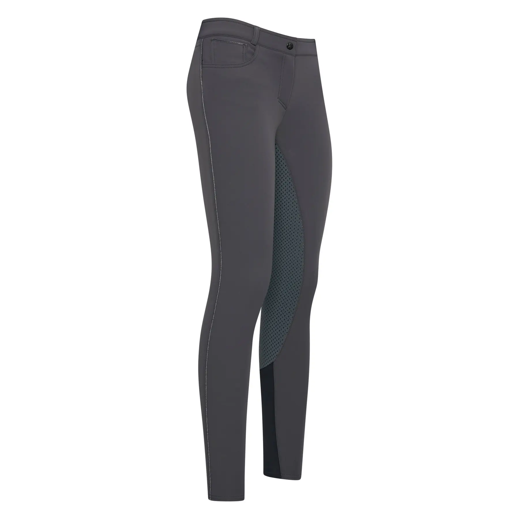 Comparer les prix de Pantalon équitation full grip femme Euro-Star Indigo Softshell
