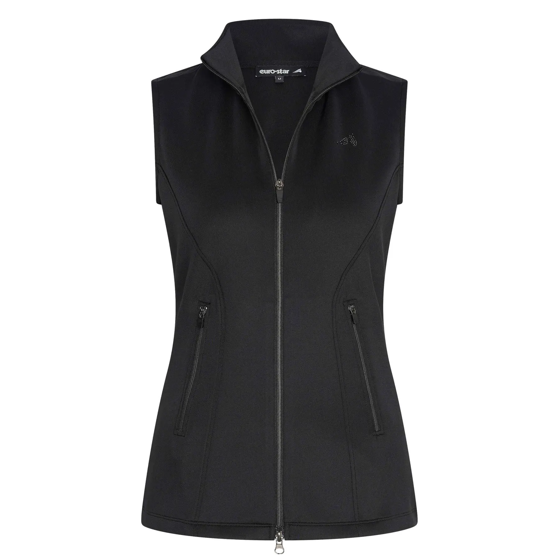 Ärmellose Reitjacke Full Zip Frau Euro-Star Tech Emma Slvls