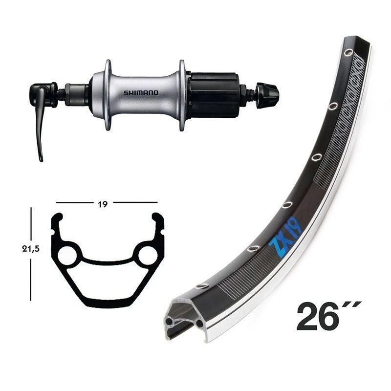 Velo Store - UK Rear wheel Exal Winora Zx 19 26 Sh.8-10v | Extra 10% off with Subscription, Postage £16.79 to UK Fedex.