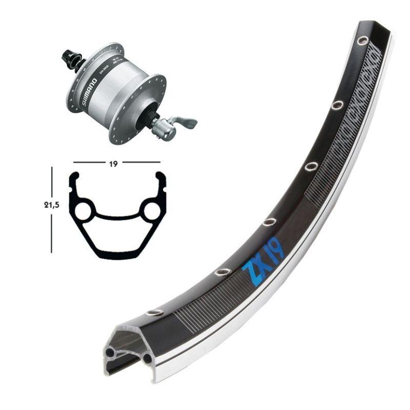 Velo Store - UK Front wheel Exal MOY-DYN DH3N31 ARG QR 36T EXAL ZX 19 | Extra 10% off with Subscription, Postage £16.79 to UK Fedex.