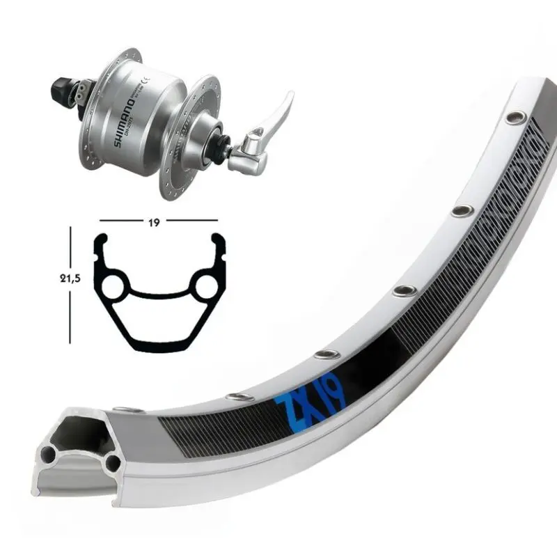 Image of Fahrradvorderrad 36 Löcher Exal DH3N72 QR ZX 19