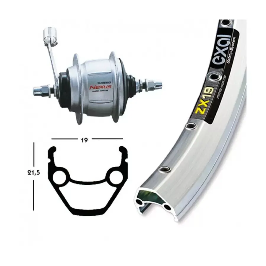 Velo Store - UK Rear wheel retropedal Exal Wino. Zx19.36 Tr.Sg-8C20 | Extra 10% off with Subscription, Postage £16.79 to UK Fedex.