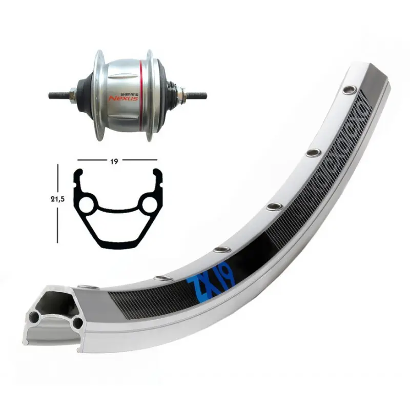 Exal Winora Zx 19 Contr. Sh. Sg-8r31 Rennrad-hinterrad Exal Winora Zx 19 Contr. Sh. Sg-8r31 Rennrad-hinterrad