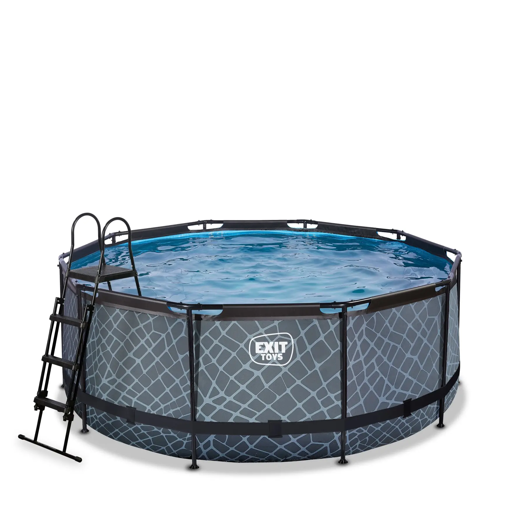 Meilleurs prix pour Piscine avec pompe filtrante à sable enfant Exit Toys Stone 360 x 122 cm
