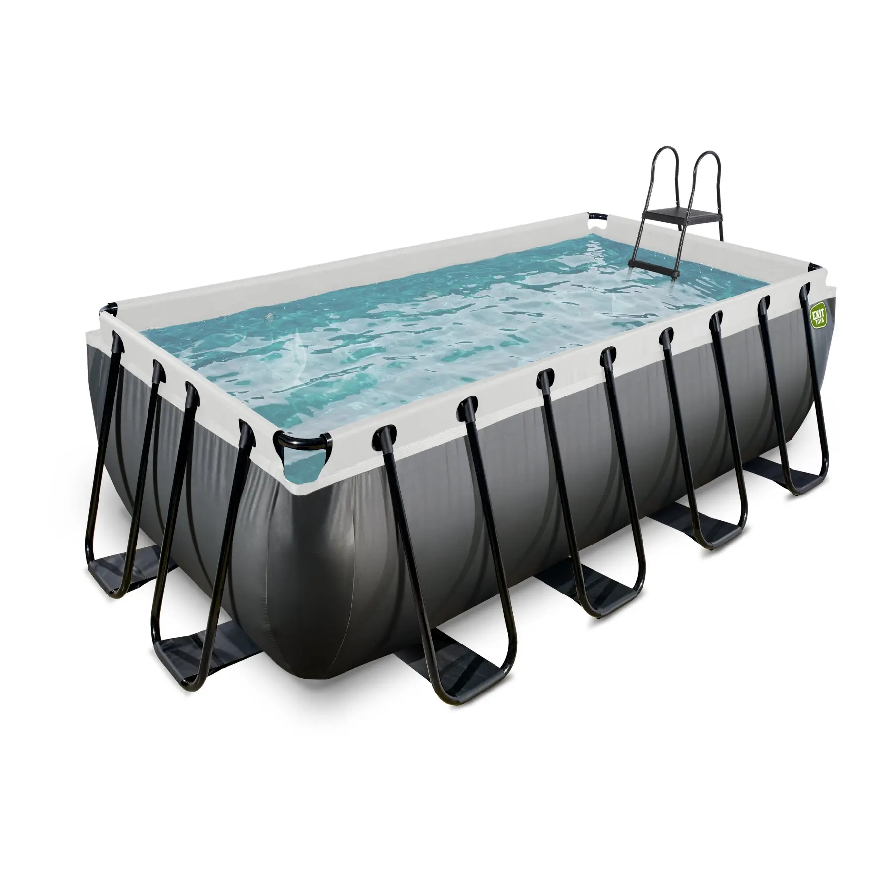 Meilleurs prix pour Piscine avec pompe filtrante à sable en cuir enfant Exit Toys 400 x 200 x 122 cm