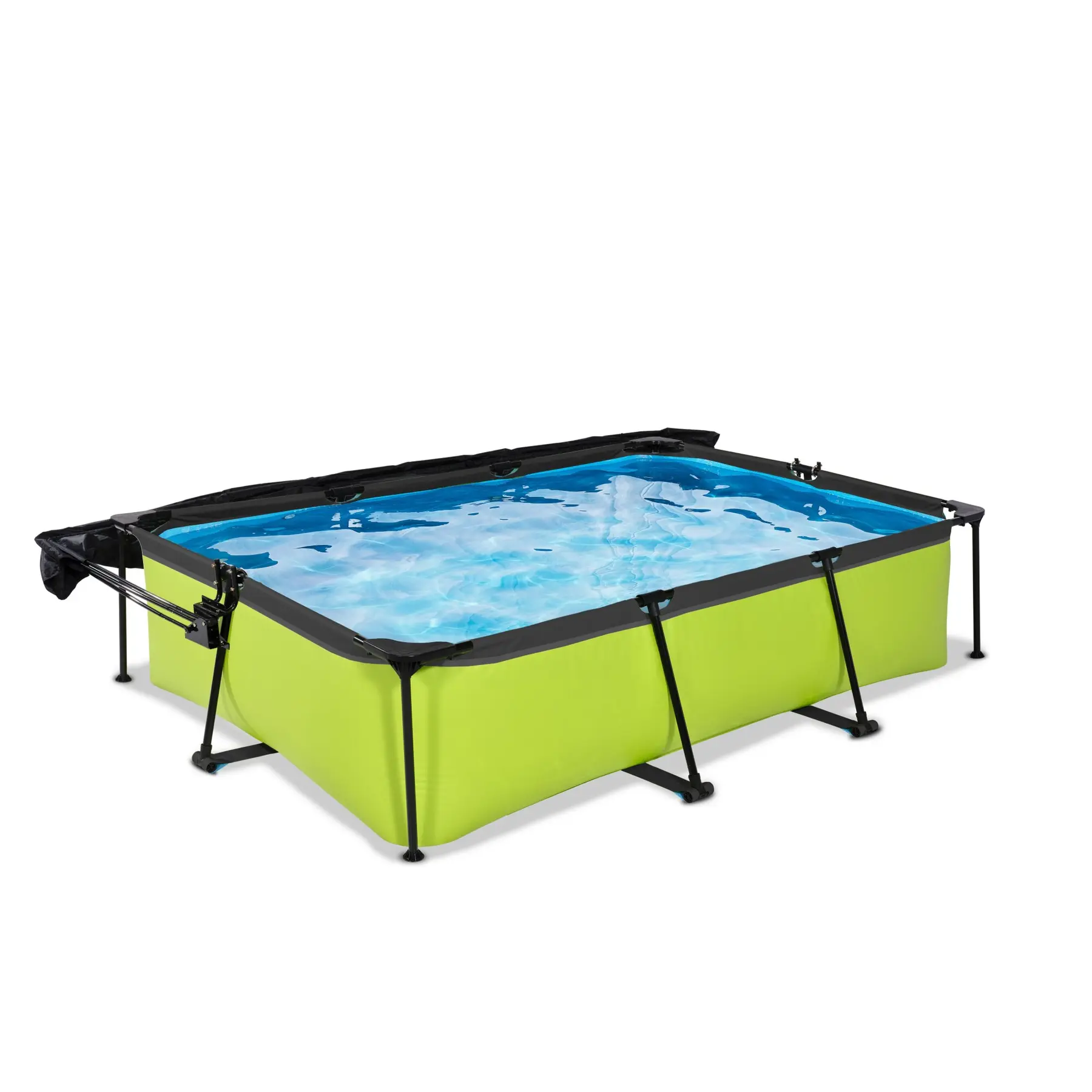 Meilleurs prix pour Piscine avec pompe filtrante et voile d'ombrage enfant Exit Toys Lime 300 x 200 x 65 cm