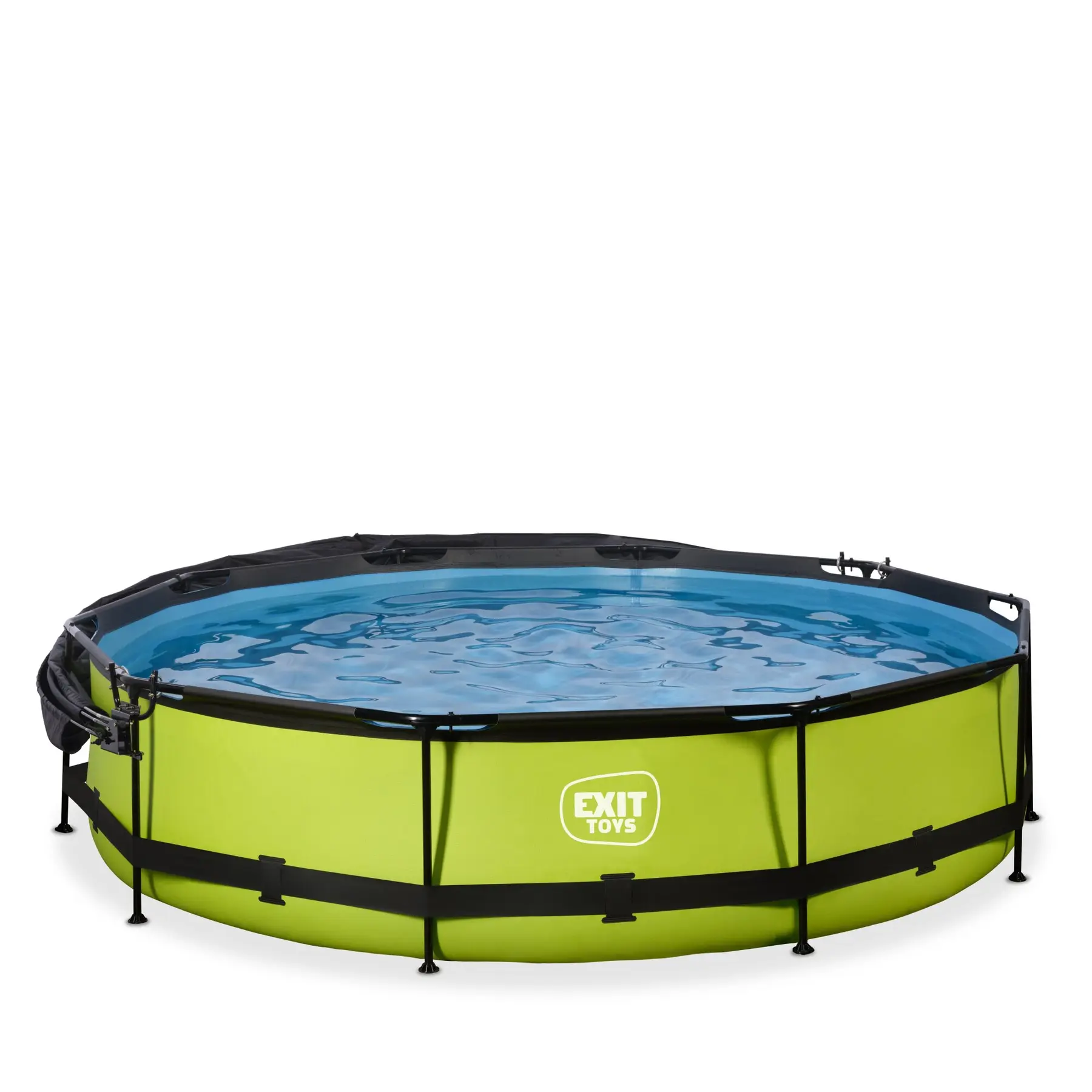 Meilleurs prix pour Piscine avec pompe filtrante et voile d'ombrage enfant Exit Toys Lime 360 x 76 cm