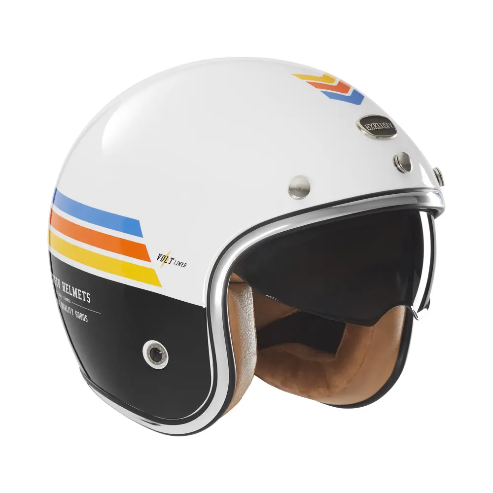 Jet-Motorradhelm Exklusiv Volt Liner