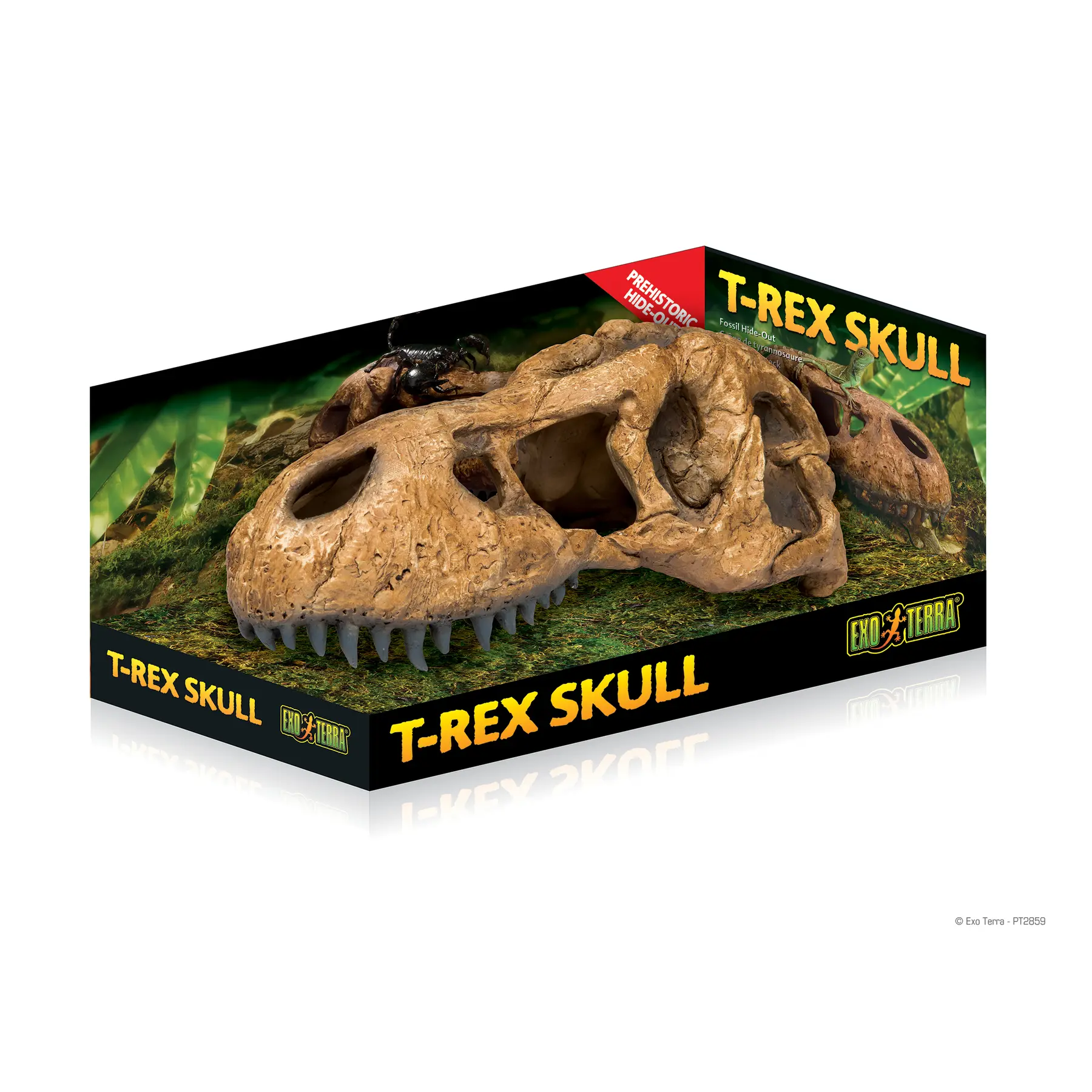 Comparer les prix de Kit de décoration abri fossile Exo Terra T-Rex Skull