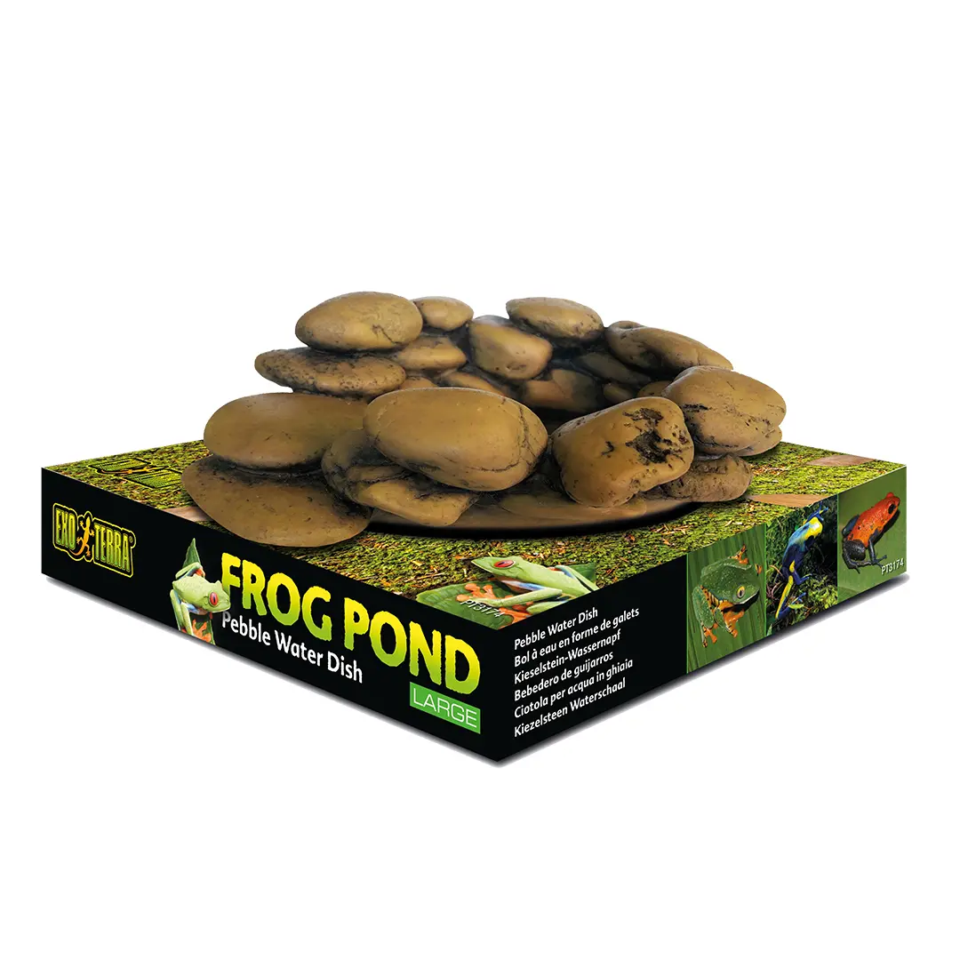Abreuvoir pour amphibiens en forme de galets Exo Terra Frog