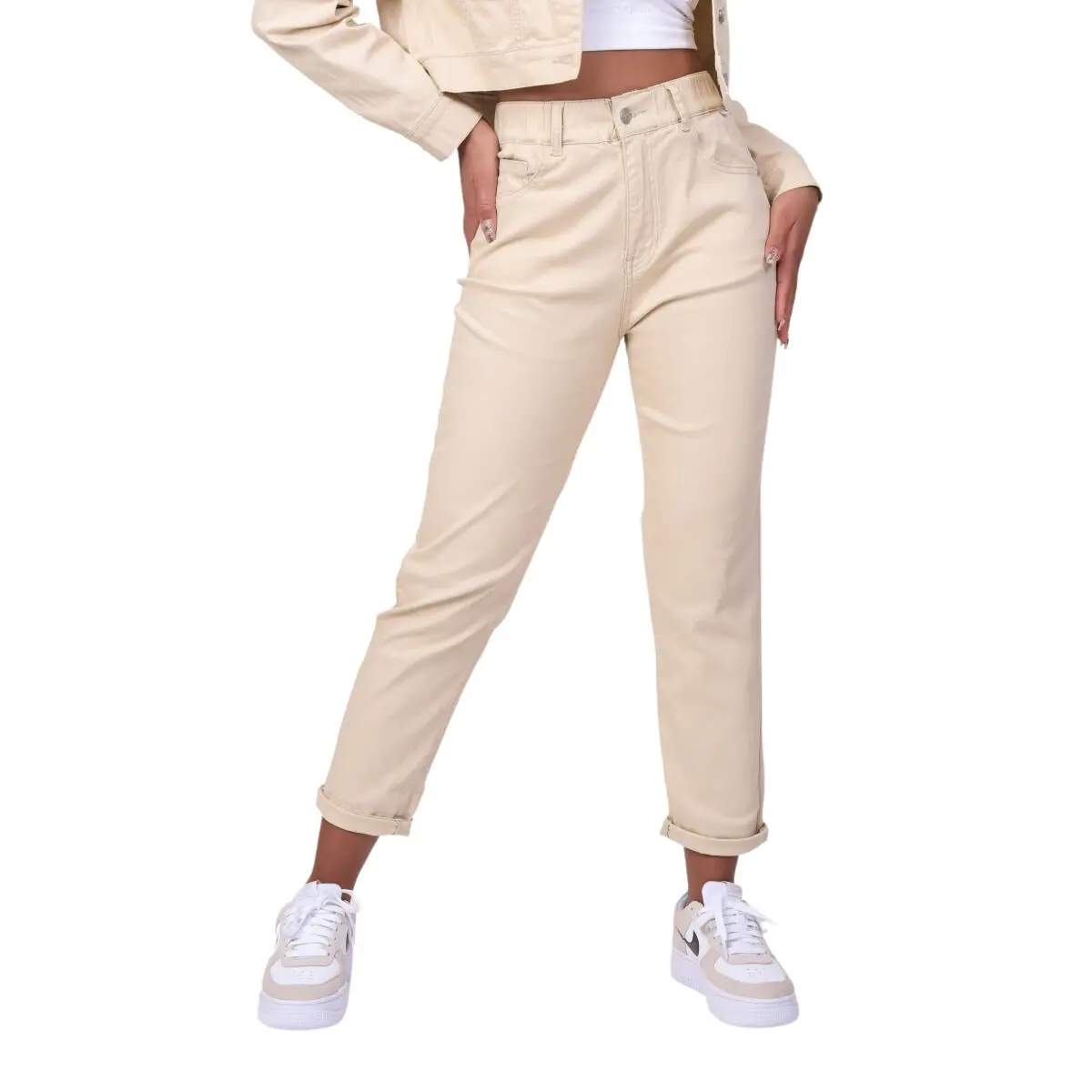 3665957087855 - Basic-Cropped-Jeans für Damen Project X Paris