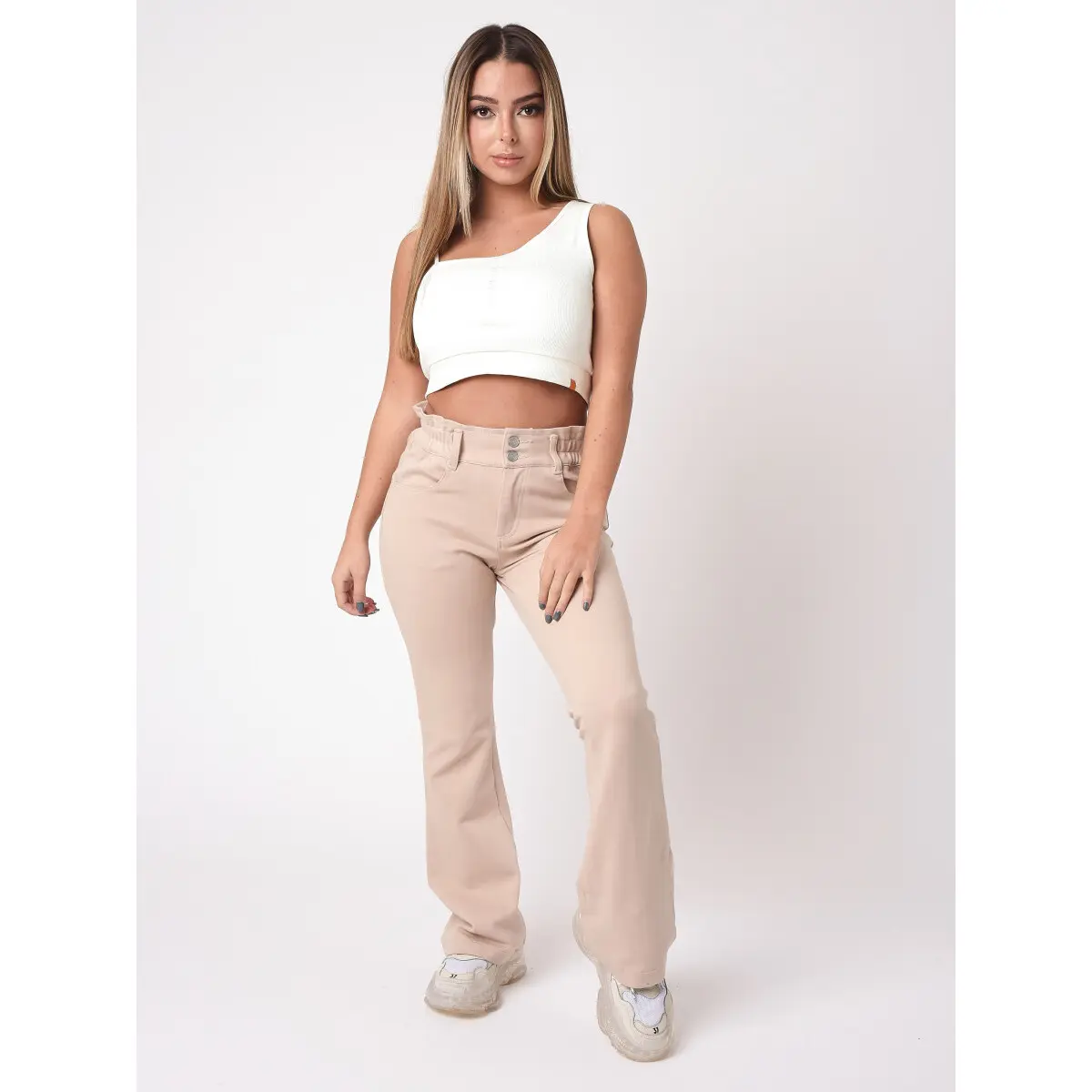 3665957088043 - Schlagjeans im Papiertütenstil für Damen Project X Paris