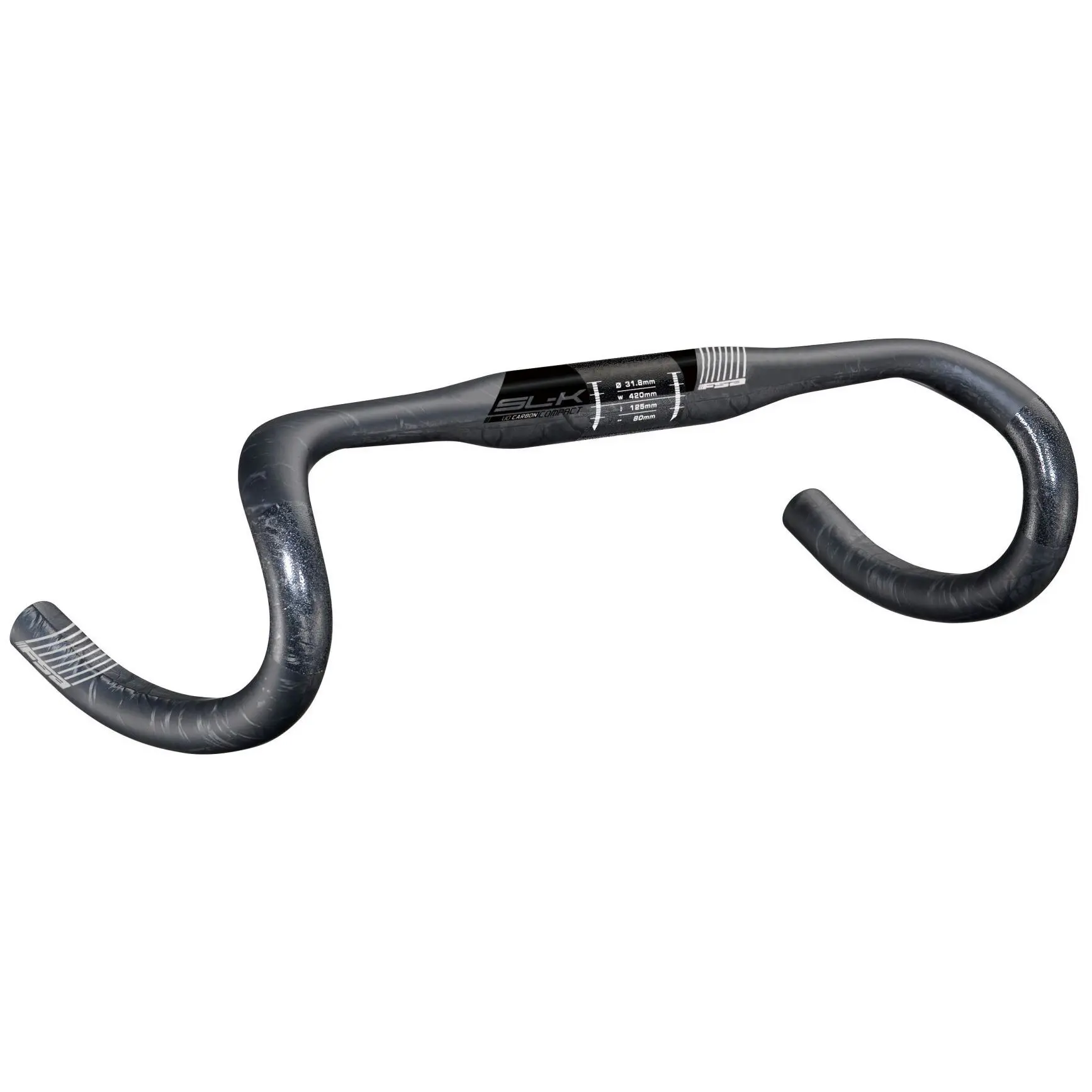 Velo Store - UK Hanger FSA SLK compact 44cm carbone 31,8mm Di2 ACR gris | Extra 10% off with Subscription, Postage £16.79 to UK Fedex.