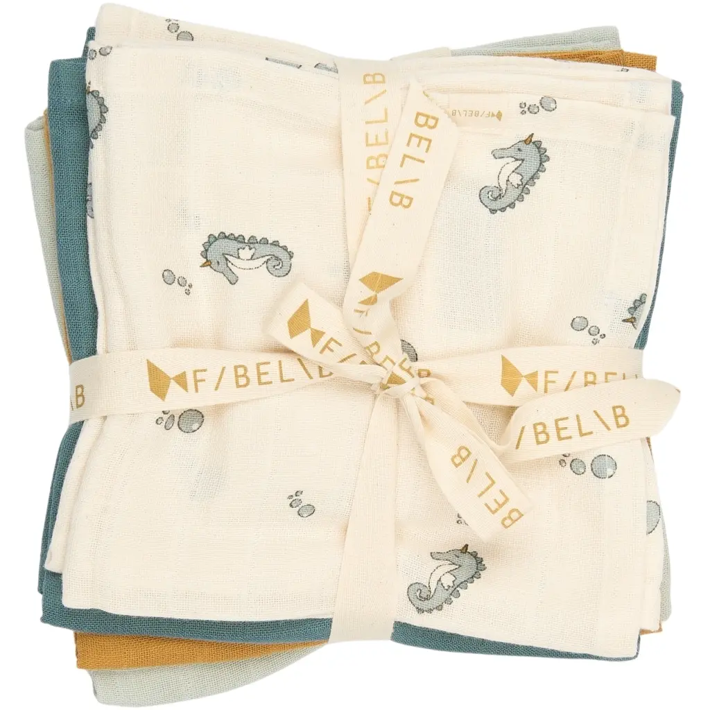 Fabelab Unisex Kids Marron Children's Blanket Under The Sea (X4)