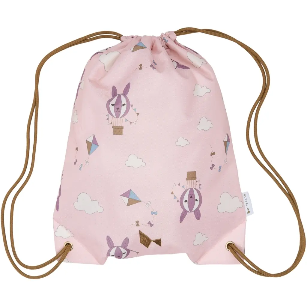 Fabelab Unisex Kids Rose Children's String Bag In The Air - Bunny