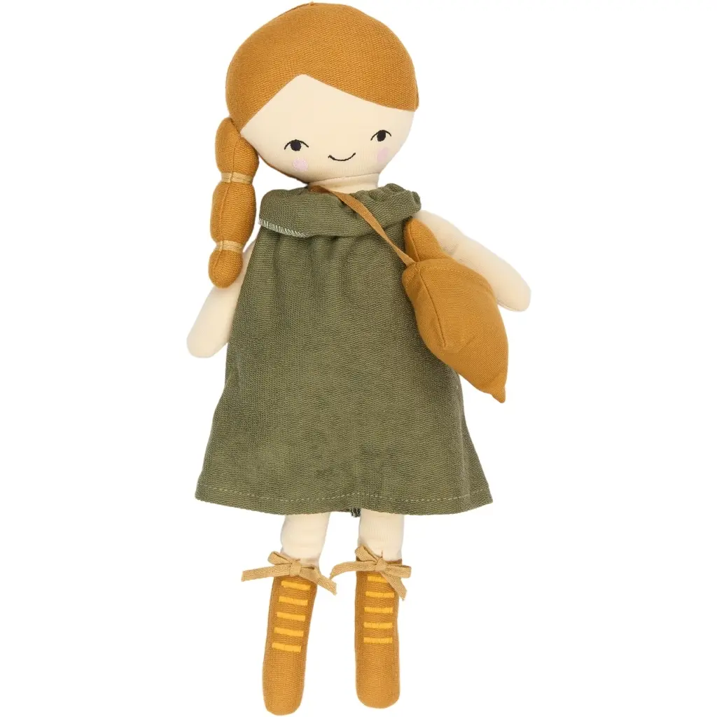 5713034206311 - Stoff-Puppe BIG DOLL – ACORN (40cm) in dunkelgrün