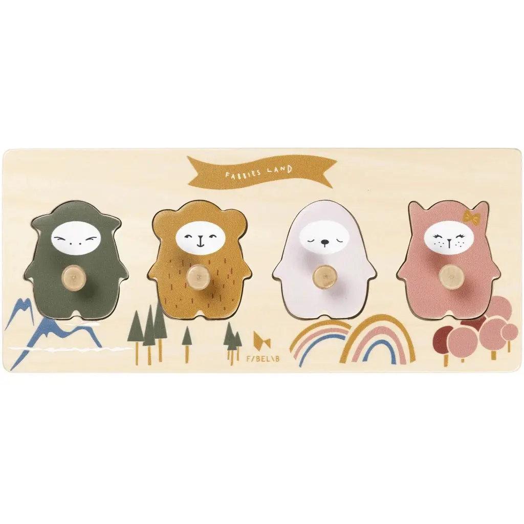 5713034210547 - Puzzle Fabbies Land - Wood