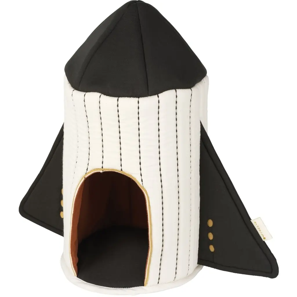 5713034212367 - Stoffspielzeug FABRIC SPACESHIP in schwarz weiß