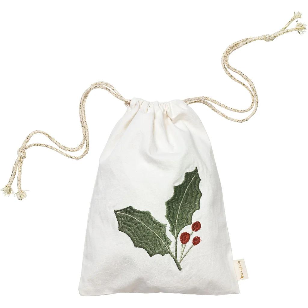 5713034214866 - Geschenke-Stoffbeutel HOLLY (34x23) in birch