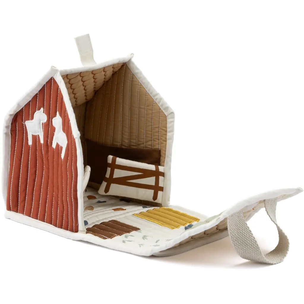 5713034220782 - Hausförmiges Kinderspielzeug aus Plüsch Little Farm