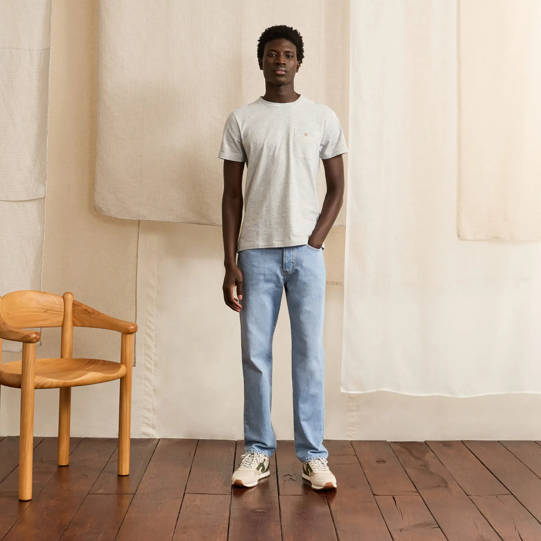 3666868046030 - Straight Jeans Faguo