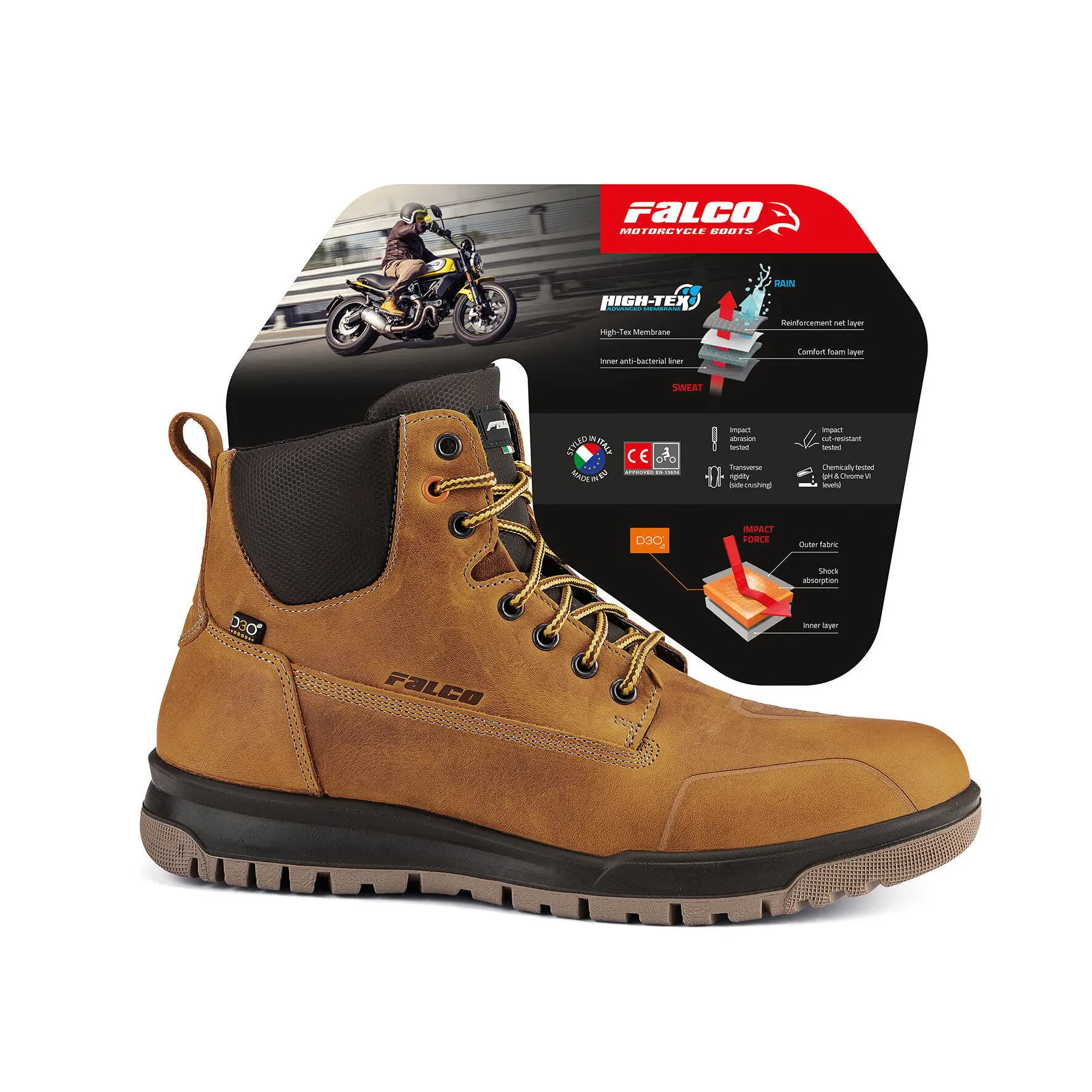 Zubehör für Motorradstiefel Falco Urban WP