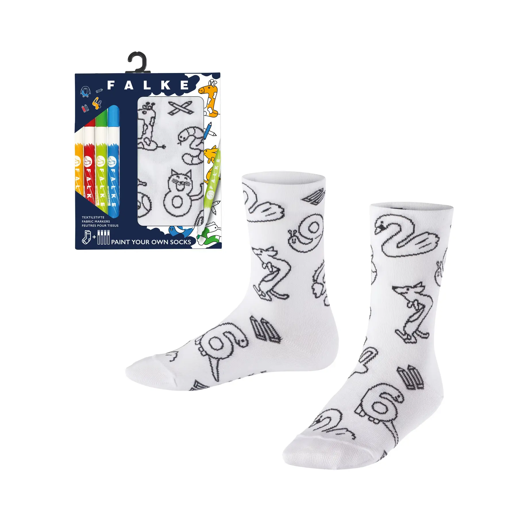 Calze bambino  Animal Number Paint Set