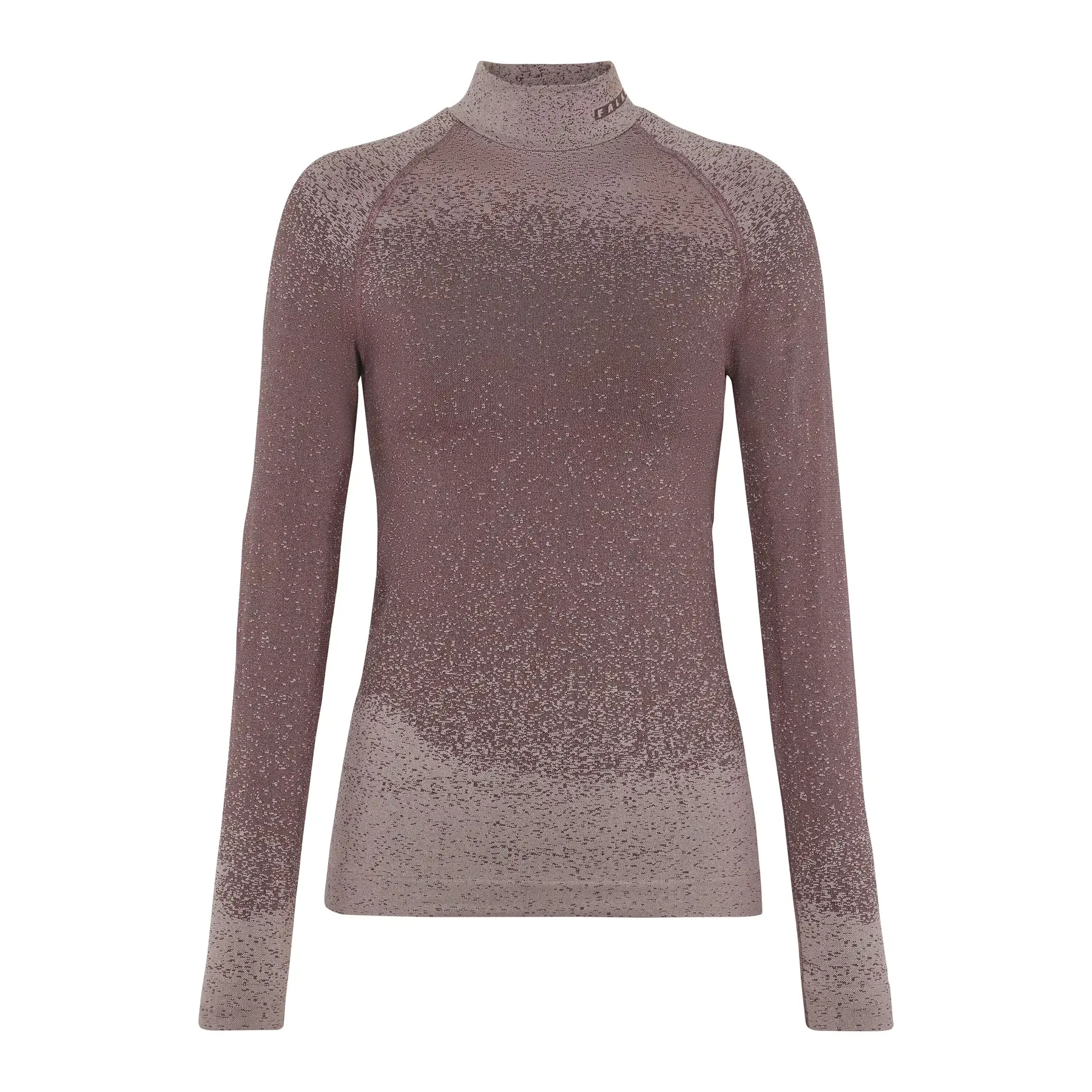FALKE Maximum Warm Trend sneldrogend functioneel materiaal functioneel shirt met lange mouwen dames bruin - maat XL