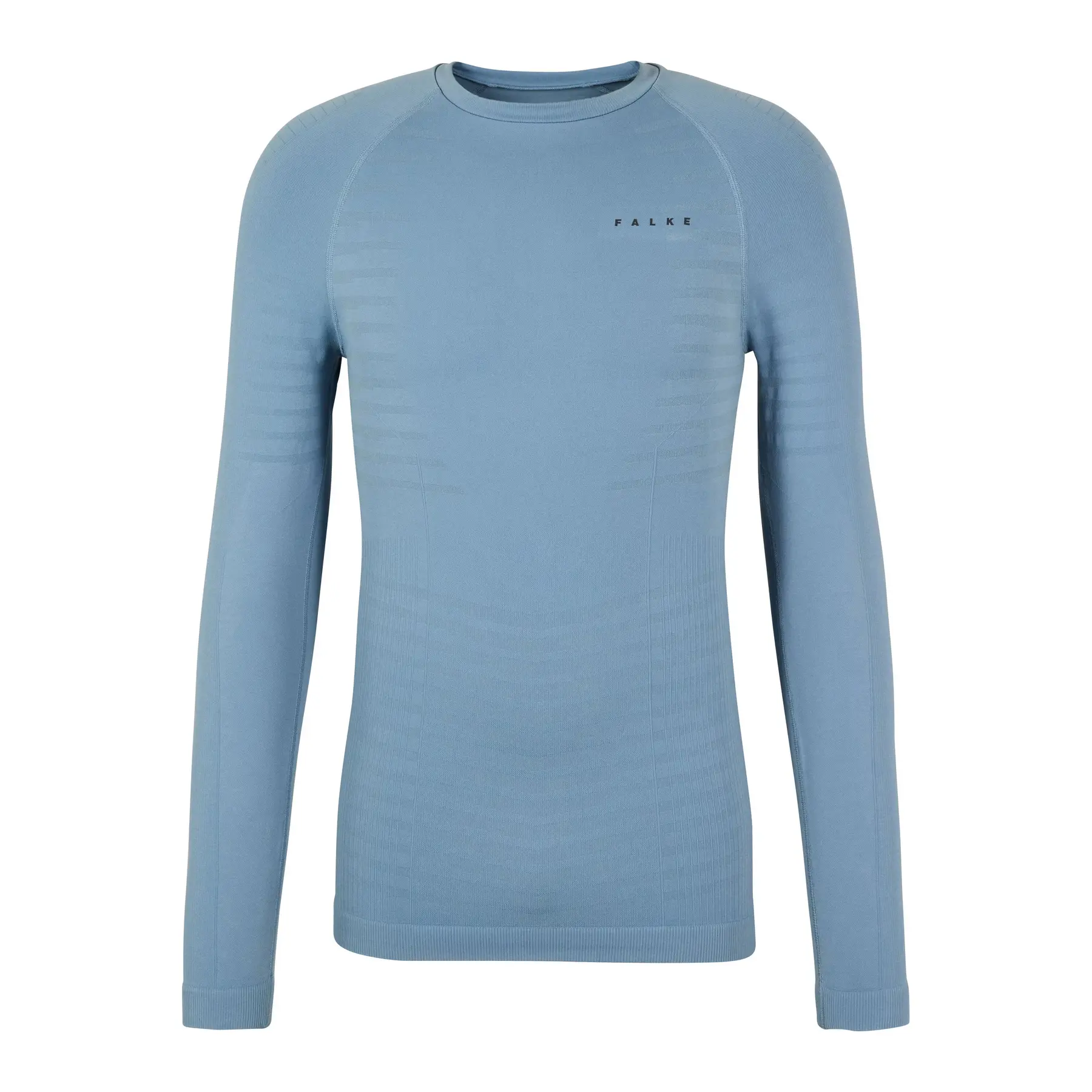 FALKE Maximum Warm Round Neck sneldrogend functioneel materiaal functioneel shirt met lange mouwen heren blauw - maat S