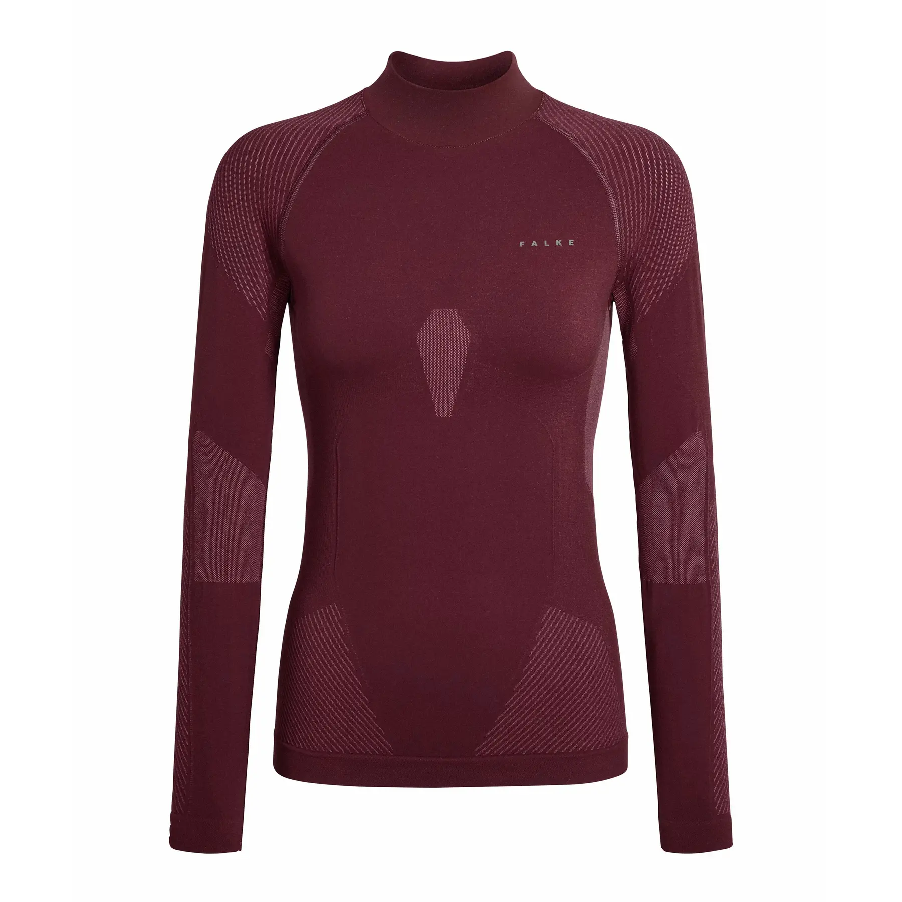 FALKE Warm Turtleneck sneldrogend functioneel functioneel shirt met lange mouwen dames bruin - maat XS